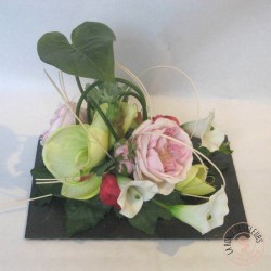 ardoise fleurie fleurs intemporelles