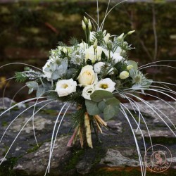 composition florale lili rose par la ronde des fleurs